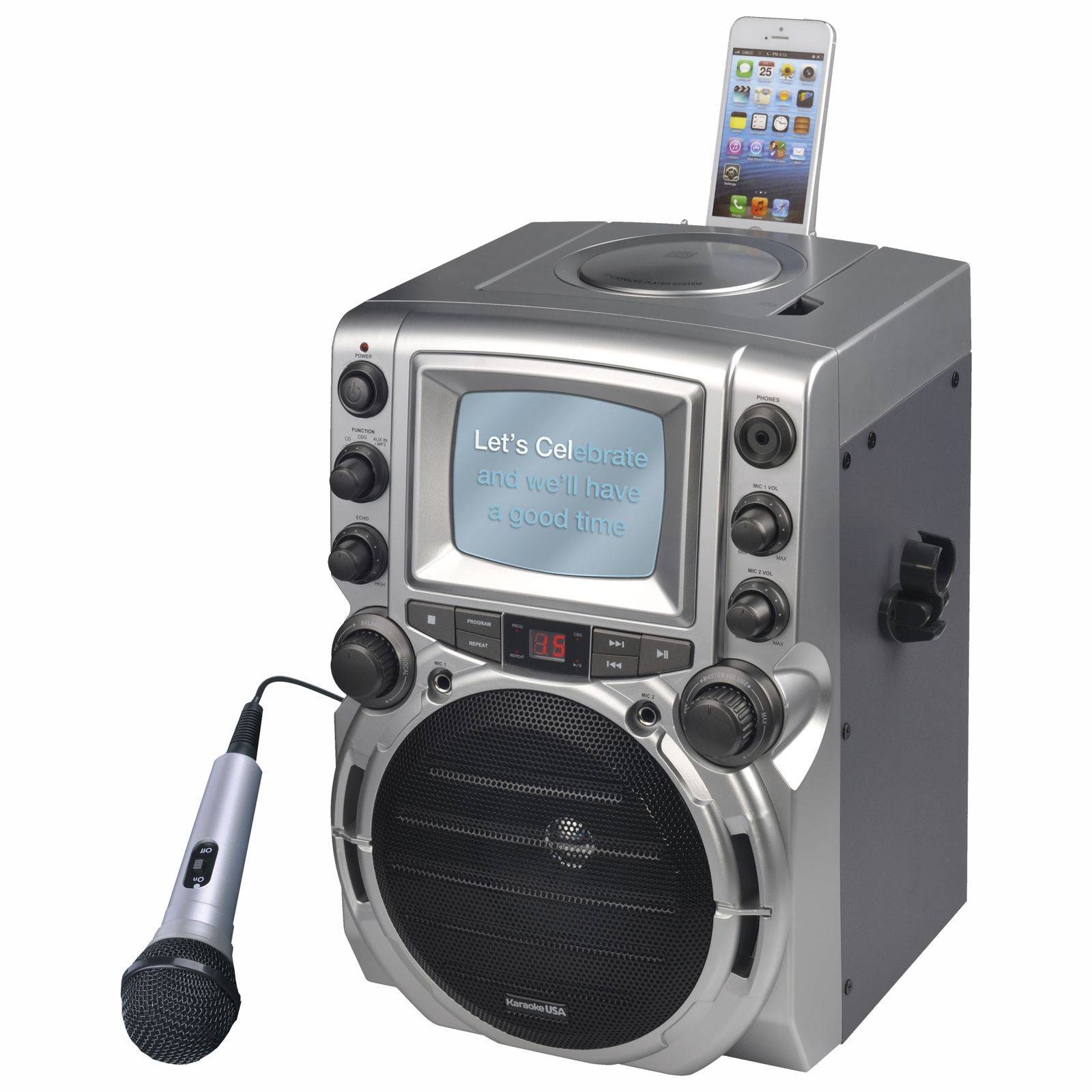 GQ752 - Portable CD+G Karaoke Machine with 5.5 GQ752 - Portable CD+G Karaoke Machine with 5.5